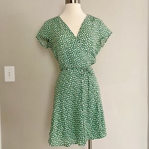 Light and flowy linen mix wrap sundress